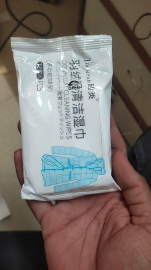 Down Coat Cleaning Wipes