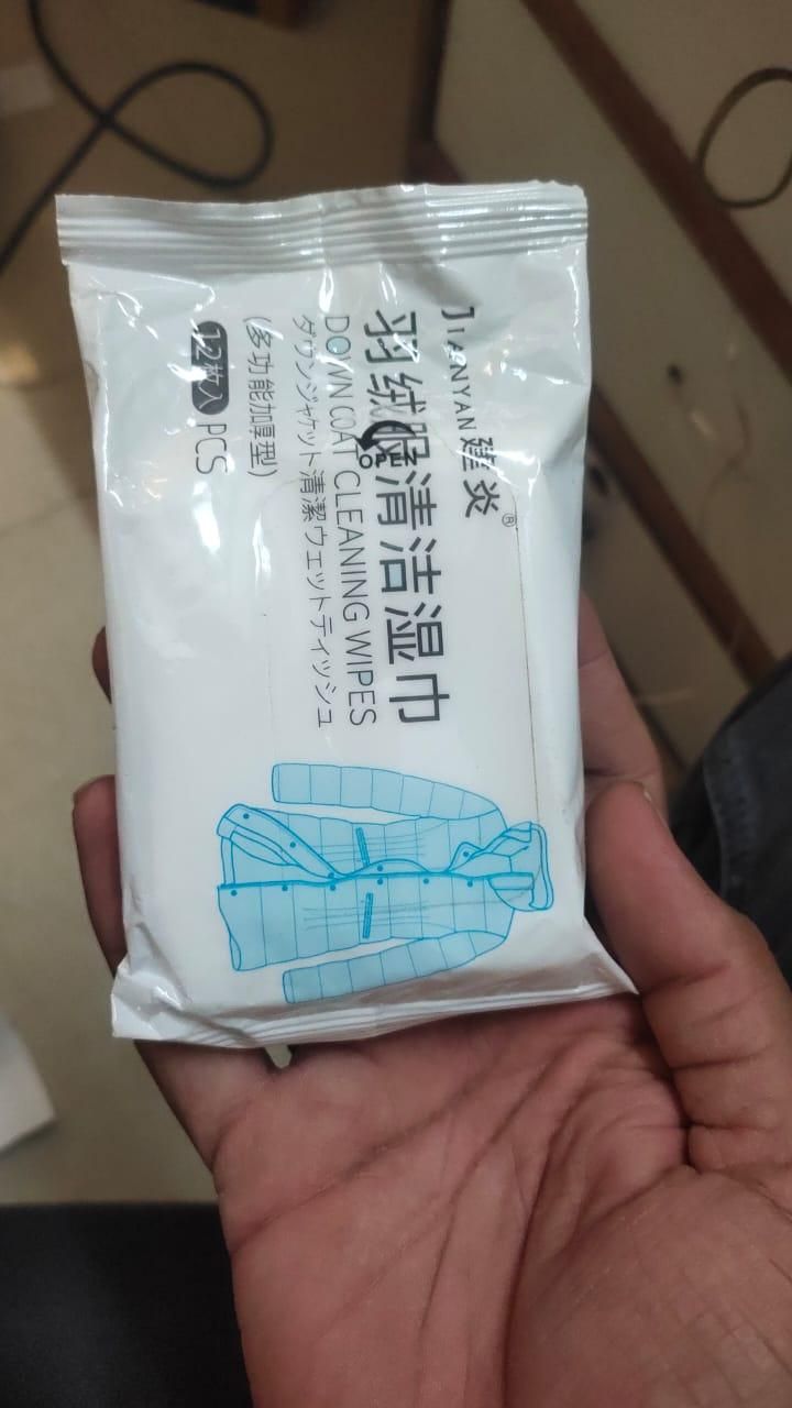 Down Coat Cleaning Wipes